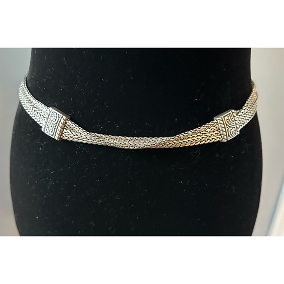 Brighton Brown Leather & Silver Herringbone & Hearts Belt #44309 Sz M Womens - Picture 2 of 9